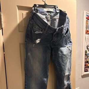 Vintage hollister flare low rise jeans